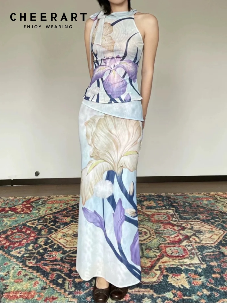 Fly Line - Cheerart multi-way designer floral 2 peças