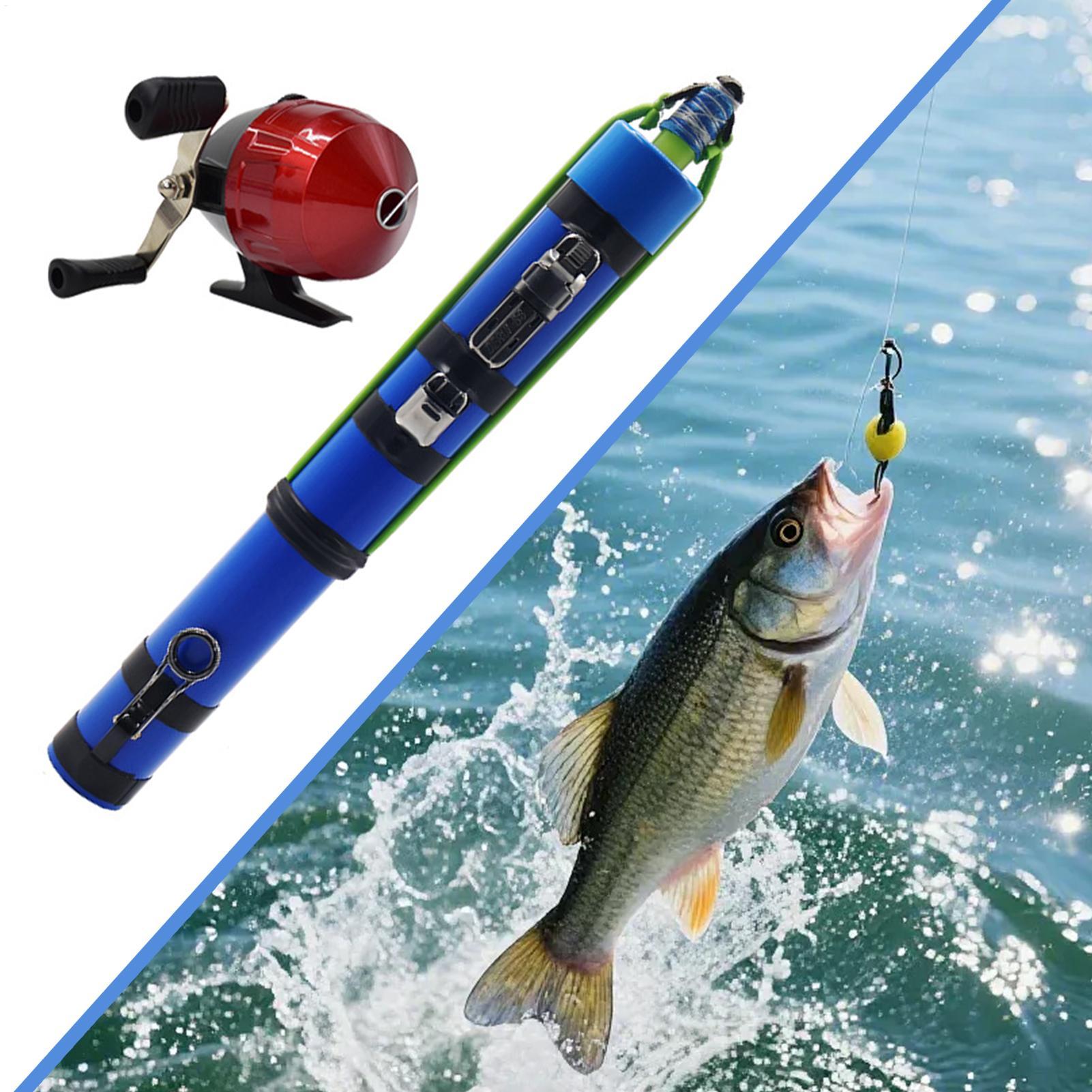 Fishing Line Spool - Vara de pesca estilingue design compacto