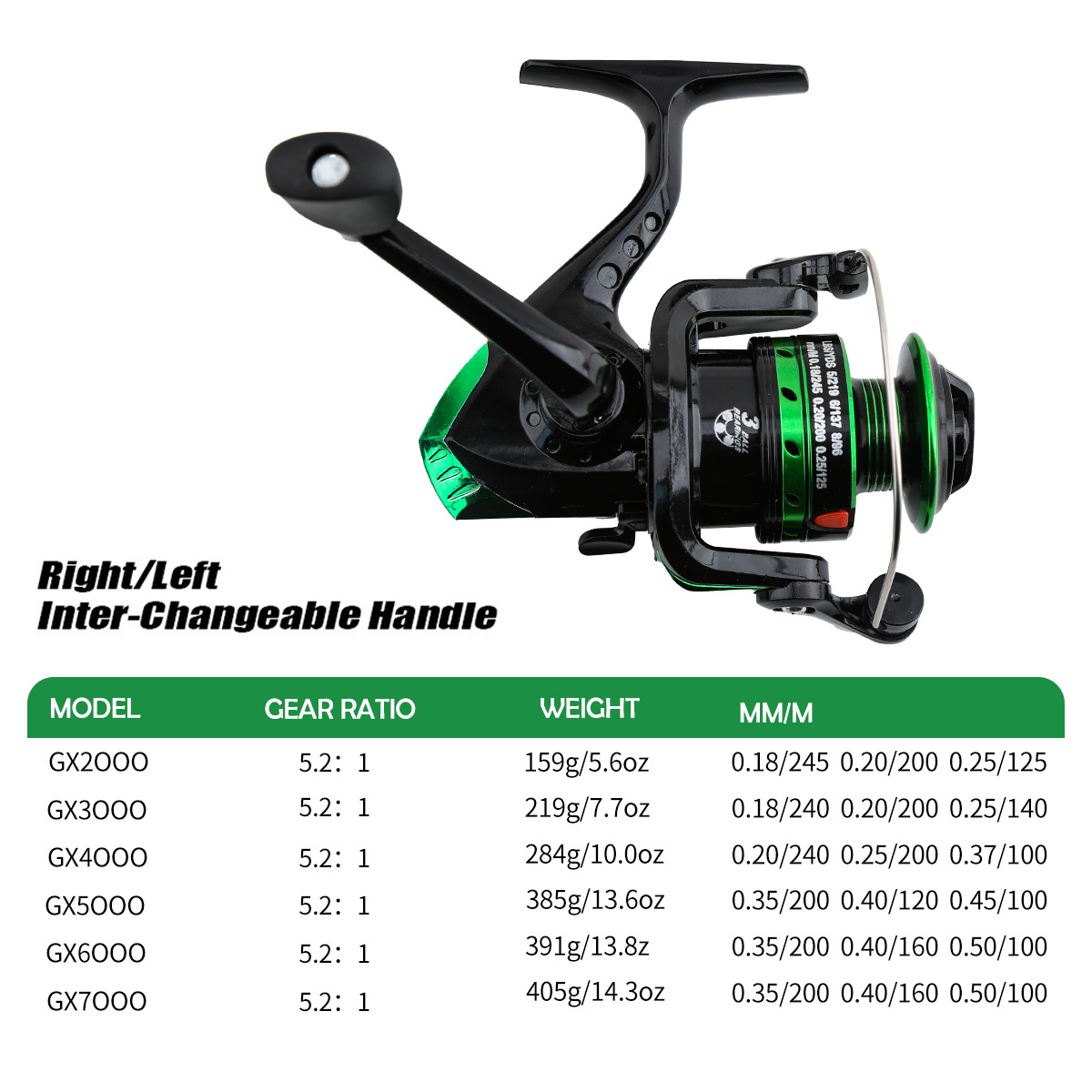 Ice Fishing Line - Carretilha de Pesca de Metal com
