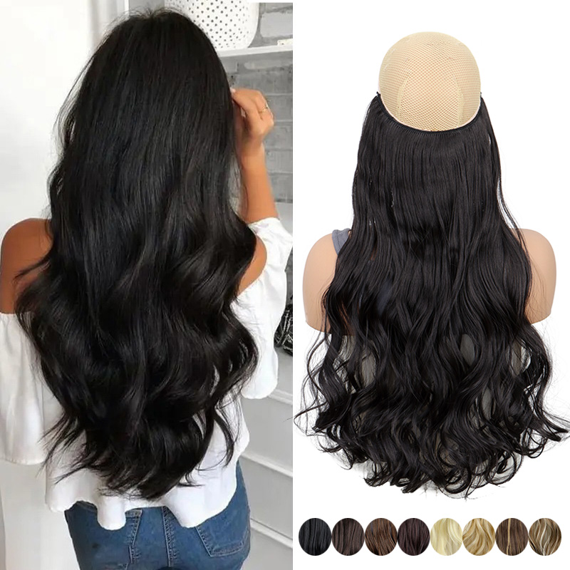 Monofilament Line - 20 Polegada extensões de cabelo sintético