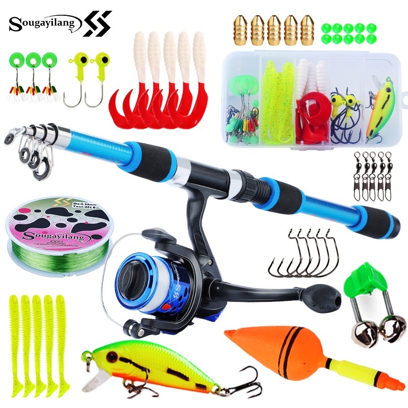 Fishing Line Spooler - Sougayilang conjunto de vara de pesca