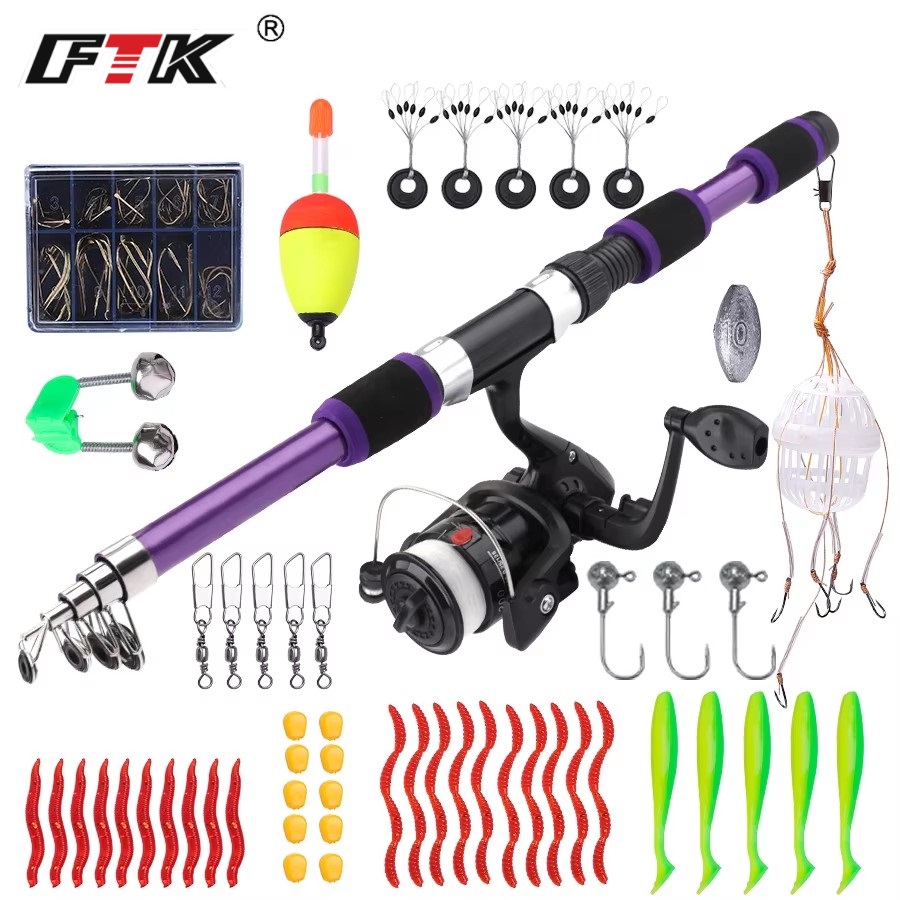 Saltwater Line - Ftk 1.8m portátil fiação vara de