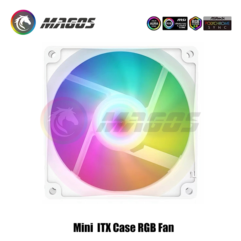 Mini itx caso argb ventilador  - Fly Line avaliação e preço