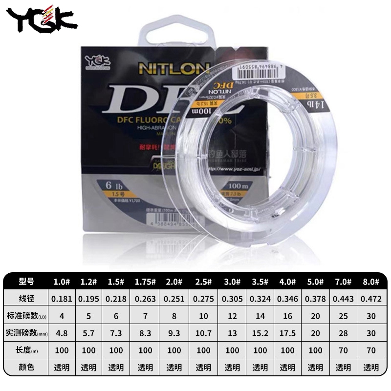 Linha de Pesca Original YGK DF - Fluorocarbon Line avaliação e preço