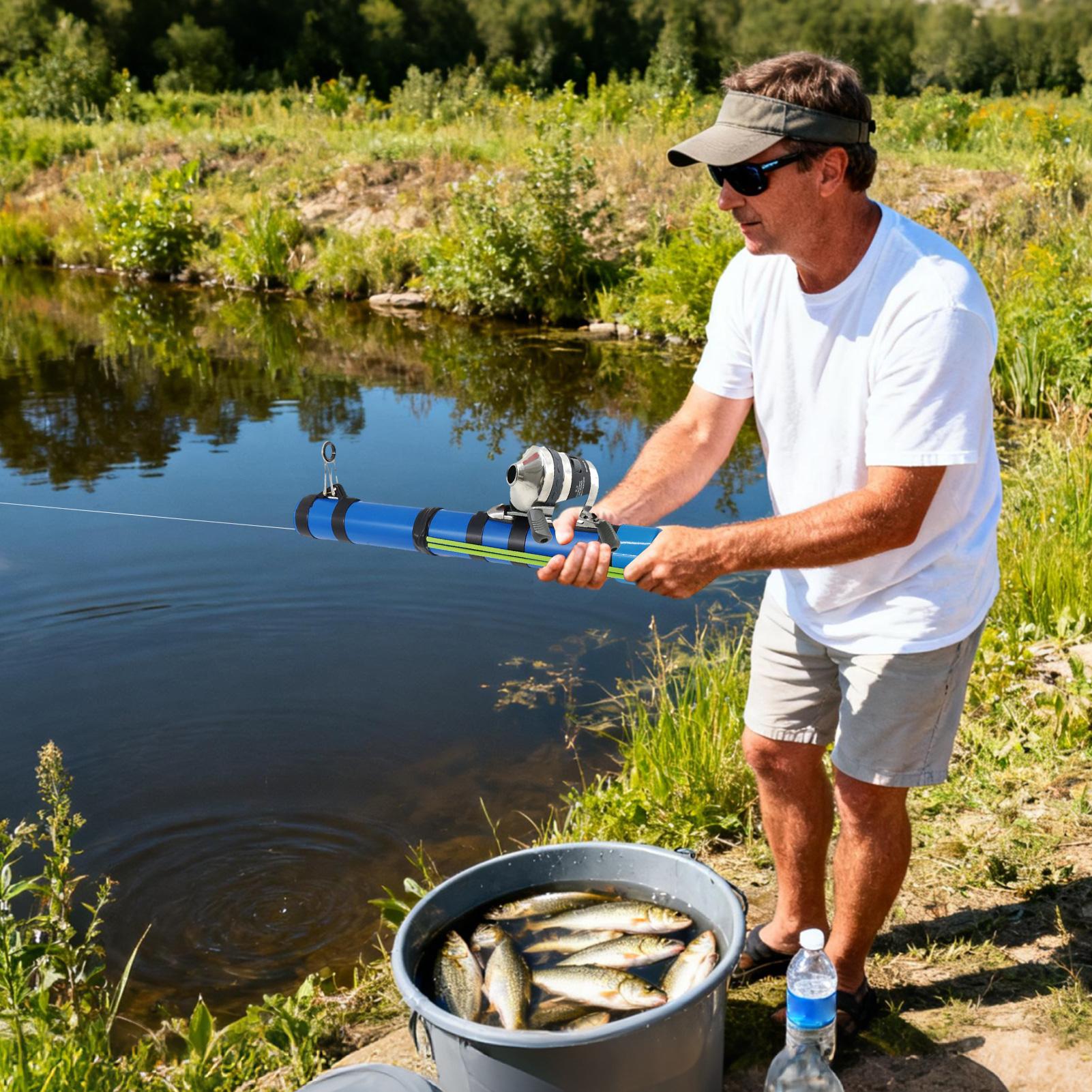Vara de pesca estilingue desig - Fishing Line Spool avaliação e preço