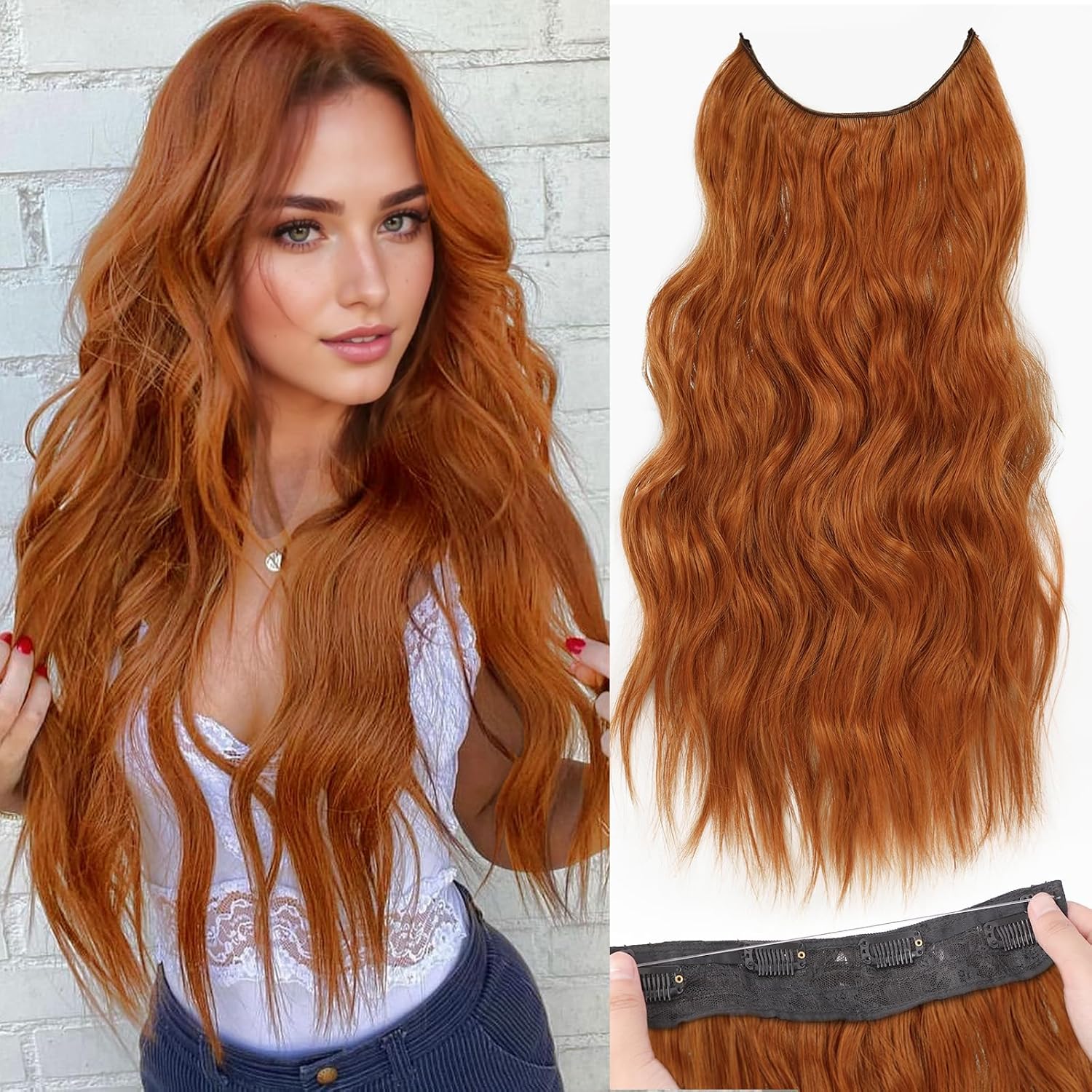 Extensões de cabelo de fio inv - Tippet Line avaliação e preço