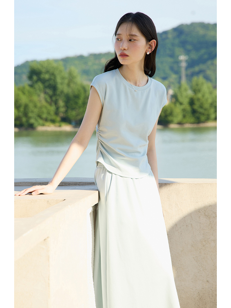 ZIQIAO-Conjunto de saia e cami - Fly Line avaliação e preço