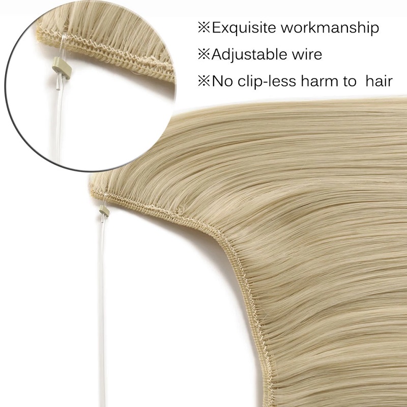 20 Polegada extensões de cabel - Monofilament Line avaliação e preço